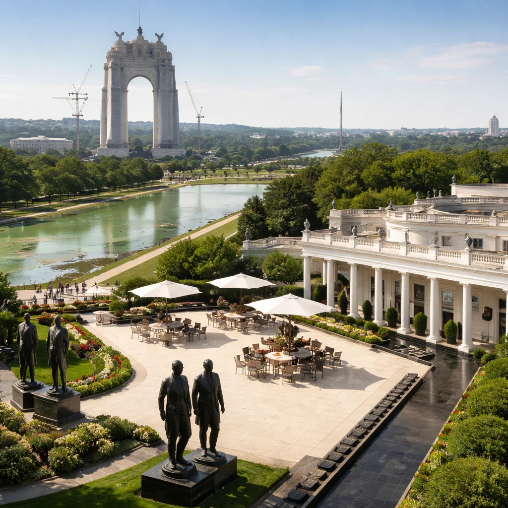 Trump Advances Widespread Redesigns of the White House and Washington Landmarks
