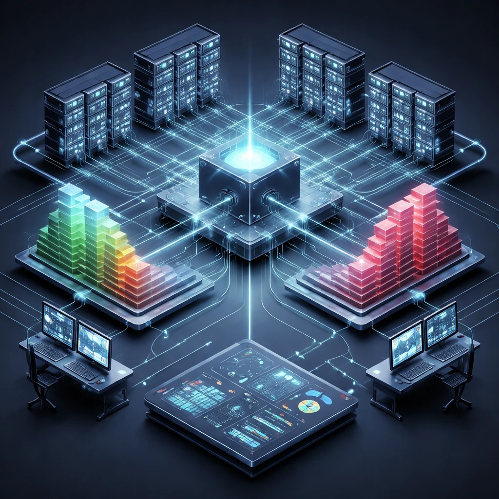 Illustration of an electronic exchange order book and matching engine