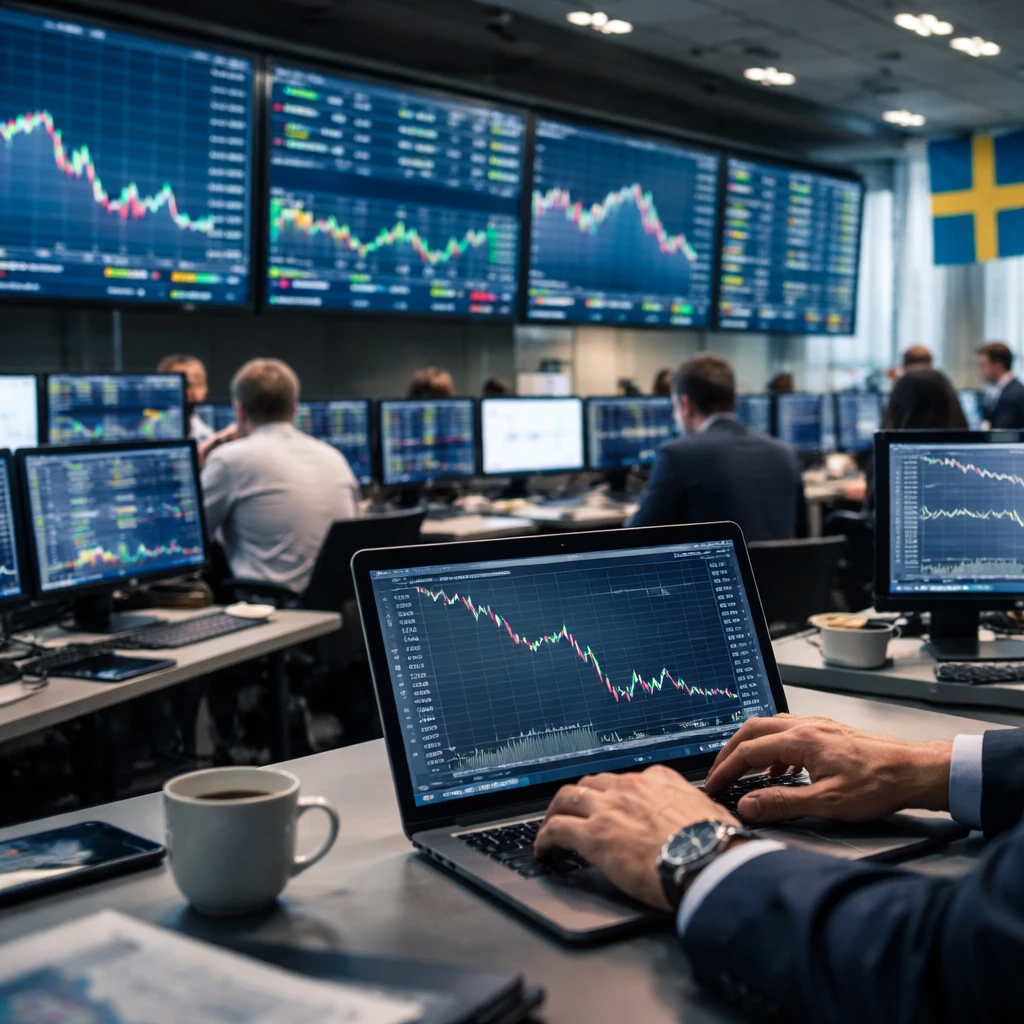 Stock Retreat in Stockholm Weighs on OMX Stockholm 30 as Telecom, Health and Industrial Names Slip