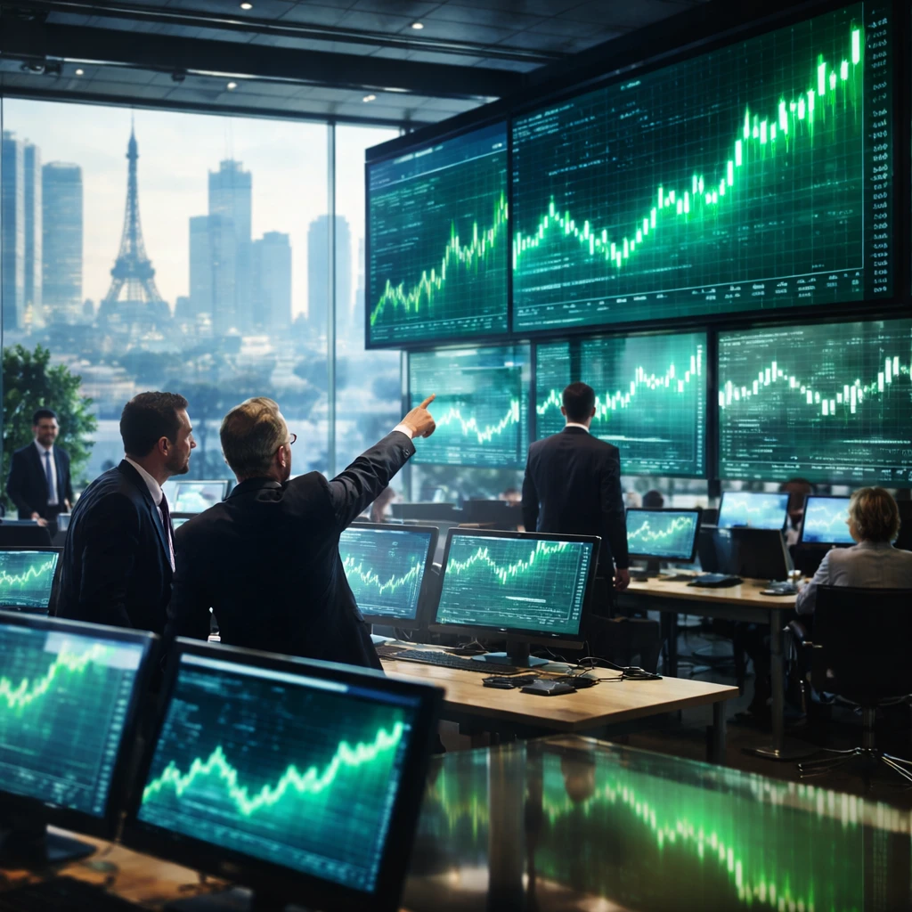 Paris Stocks Climb as CAC 40 Hits Record Close; Utilities, Tech and Industrials Lead Gains