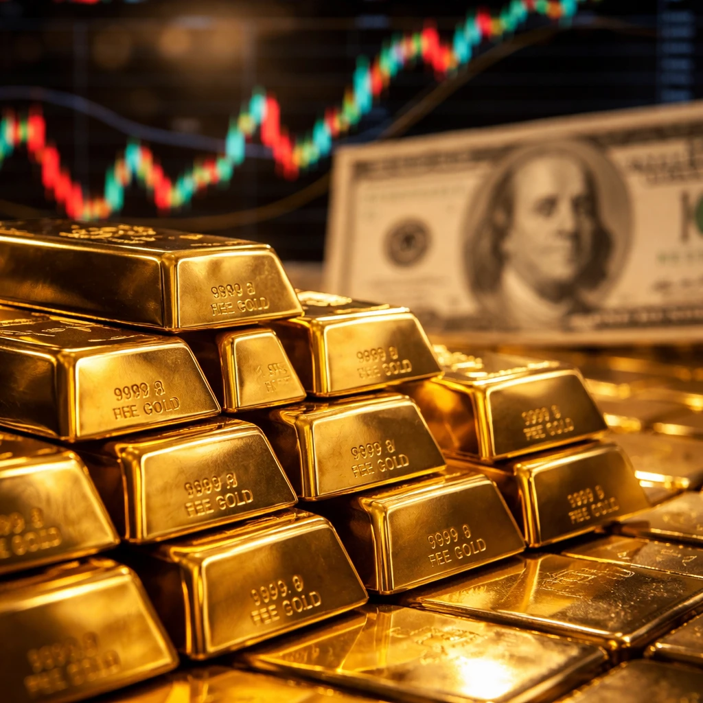 Gold Approaches $5,000 an Ounce Amid Dollar Weakness and Geopolitical Strains