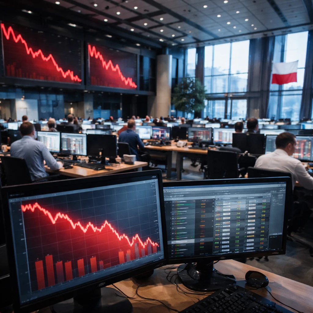 Warsaw Stocks Finish Lower as WIG30 Drops 0.68% on Sector Weakness