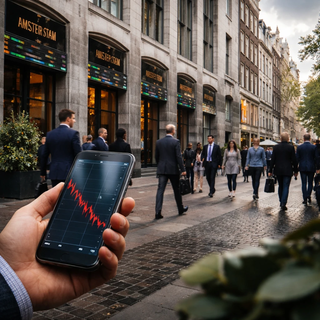 AEX closes lower as technology and materials weigh; index down 0.78%