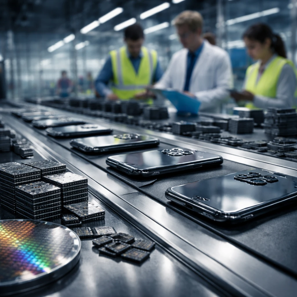 Global smartphone shipments set to slide 12.9% in 2026 as memory chip shortage deepens