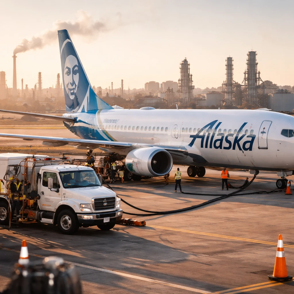 Alaska Air Pulls Annual Guidance as Jet Fuel Costs Spike