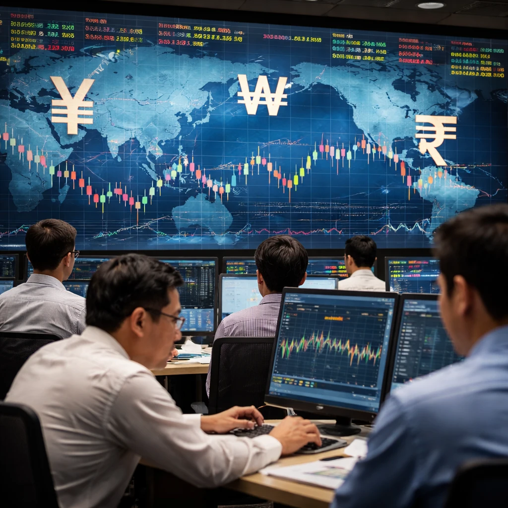 Asian Currencies Display Mixed Patterns Amidst Japanese Bond Market Volatility