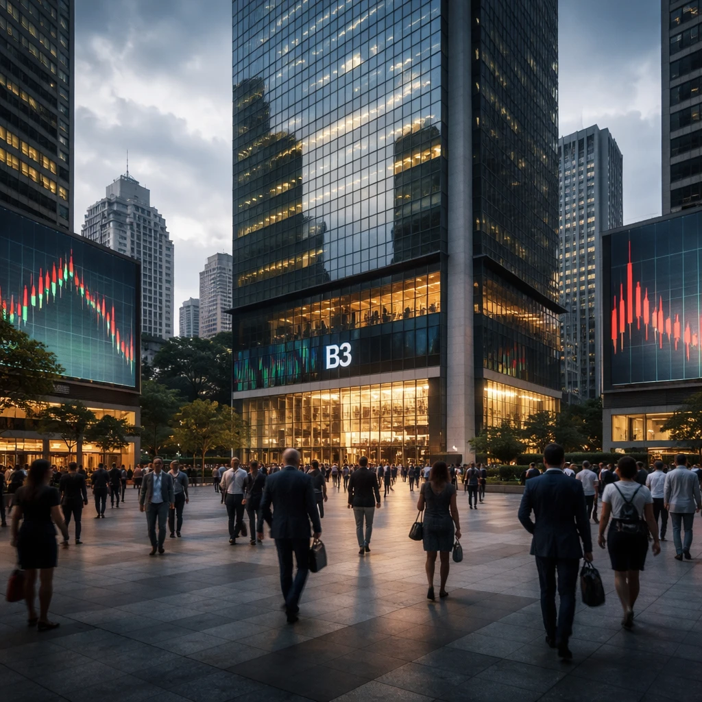 Bovespa Inches Lower as Real Estate, Industrials and Power Stocks Drag