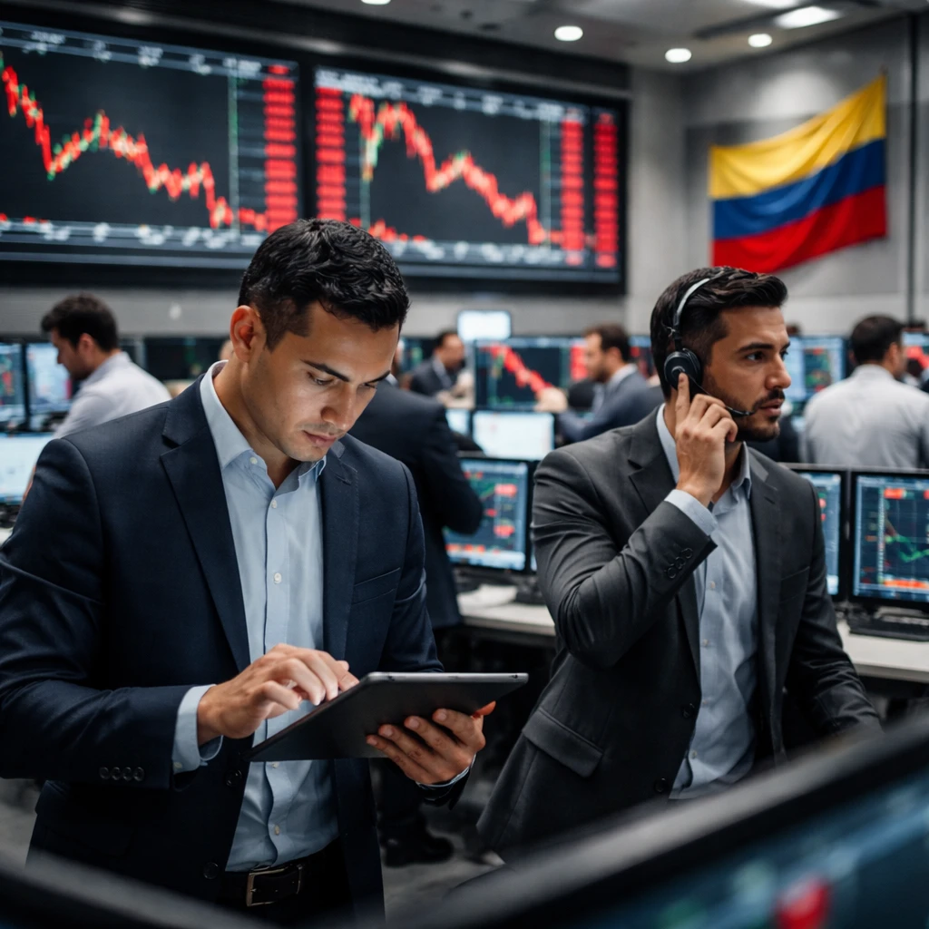 Colombian equities slide as COLCAP closes down 1.37%