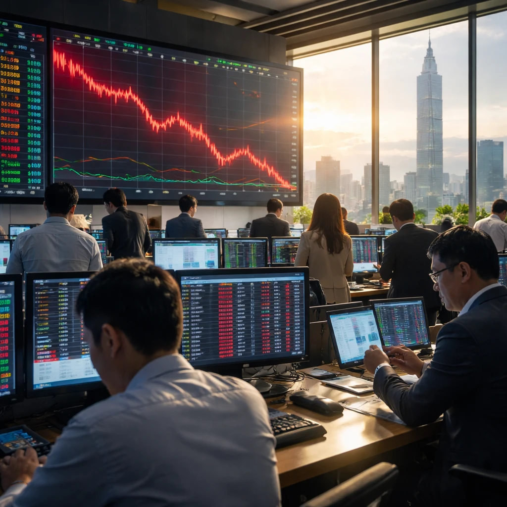 Taiwanese Market Ends Lower as Select Sectors Weigh on Index