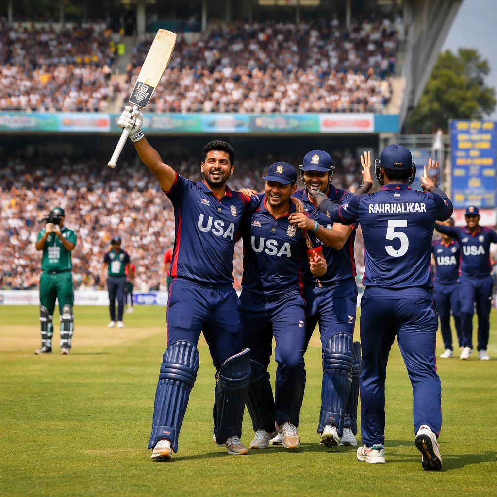 United States Keep Super 8 Hopes Alive with 31-Run Victory Over Namibia in T20 World Cup