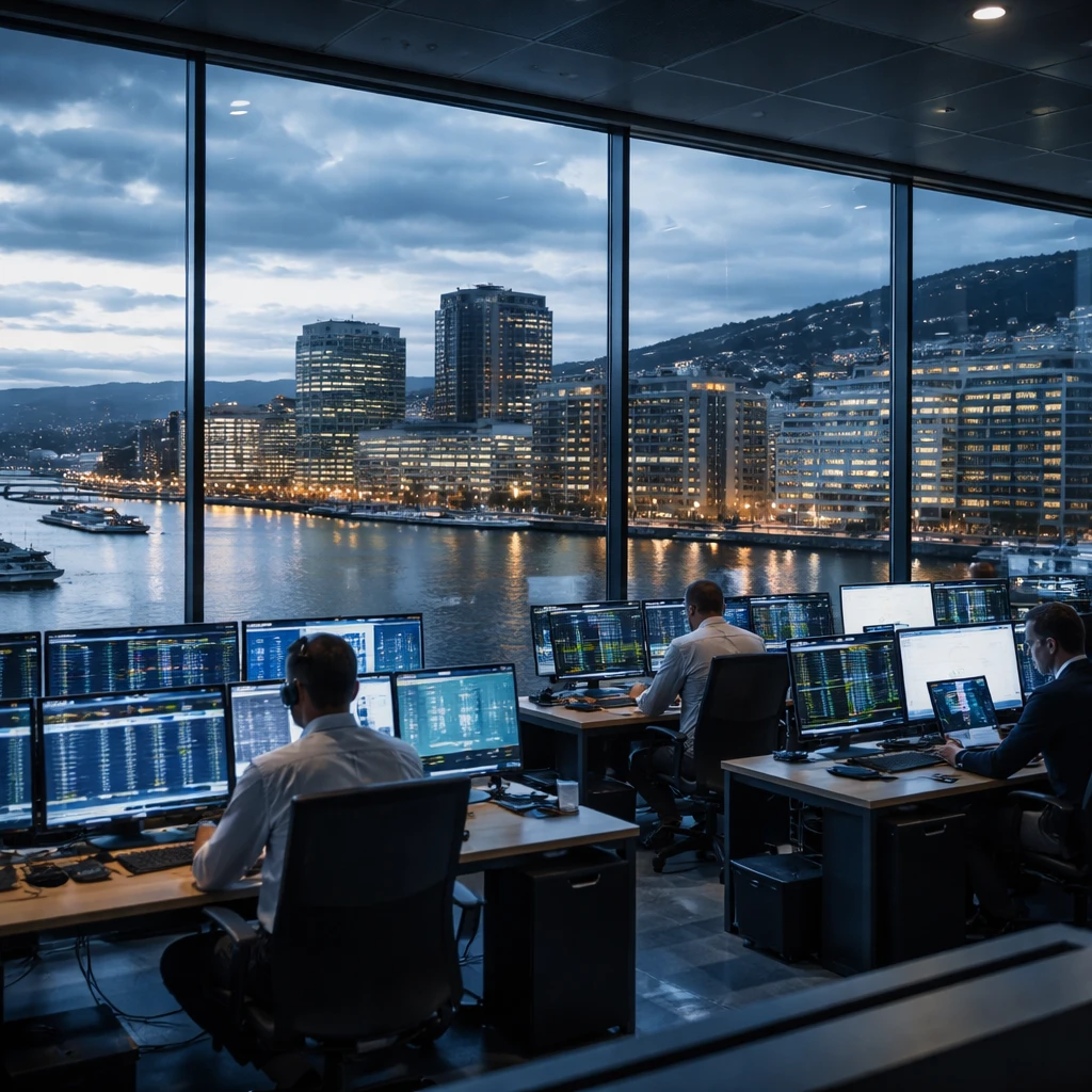 Oslo benchmark closes lower as Media, Transport and Financial names weigh on OBX