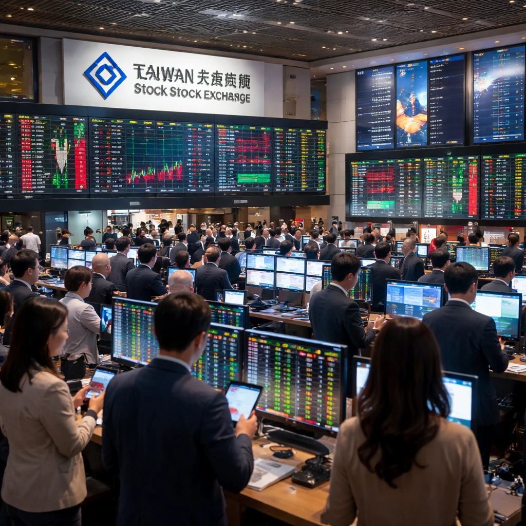 Taiwan Stock Market Declines on Friday, Led by Key Electronic Sectors