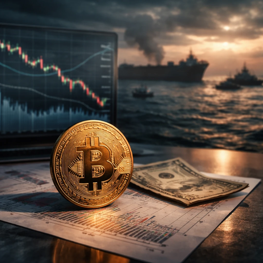 Bitcoin Slips as Middle East Conflict and Rising Yields Push Investors to Safety