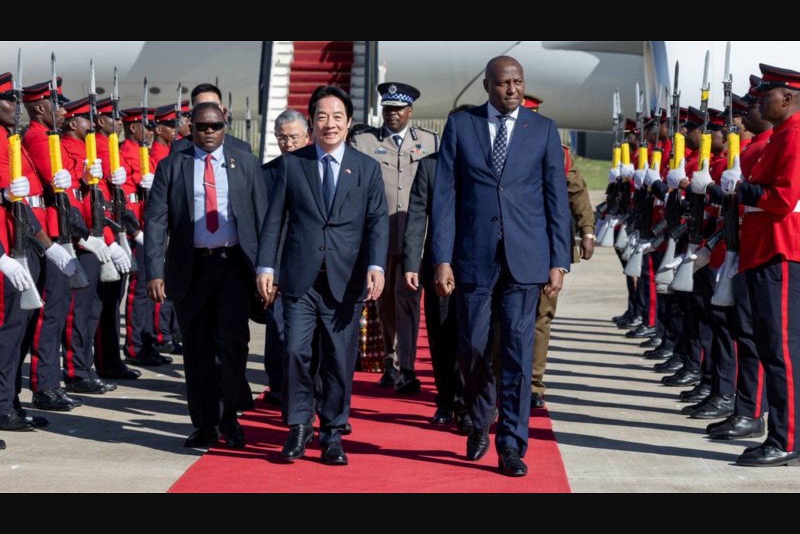 Taiwan’s President Touches Down in Eswatini After Earlier Trip Was Halted by Airspace Denials