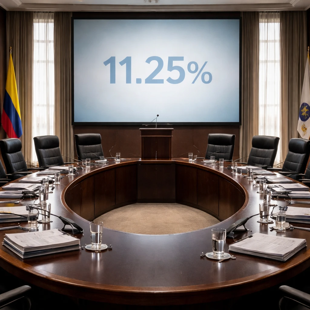 Colombia's Central Bank Holds Rate at 11.25% as Political Friction Escalates
