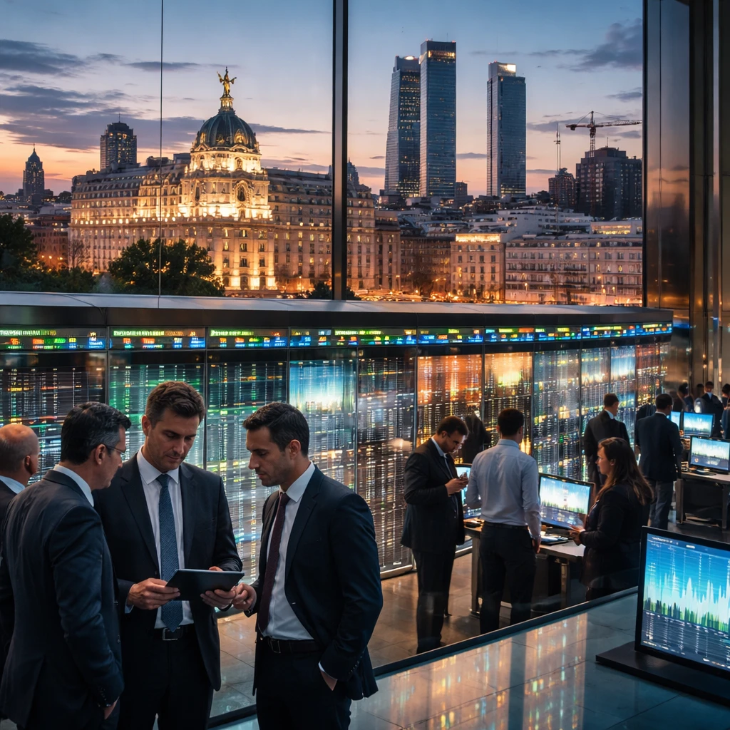 Madrid Stocks Close Higher as Financials and Construction Lead Gains