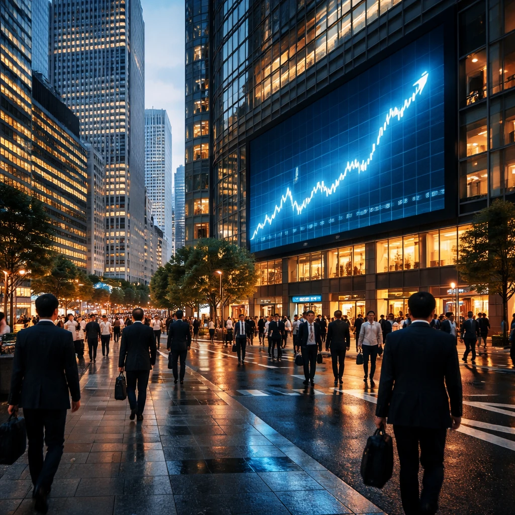 Tokyo Stocks End Higher as Real Estate, Banks and Textiles Lift Nikkei