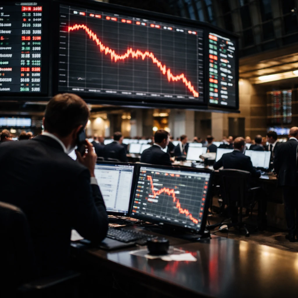 AEX drops 2.55% as basic materials, real estate and tech lead declines