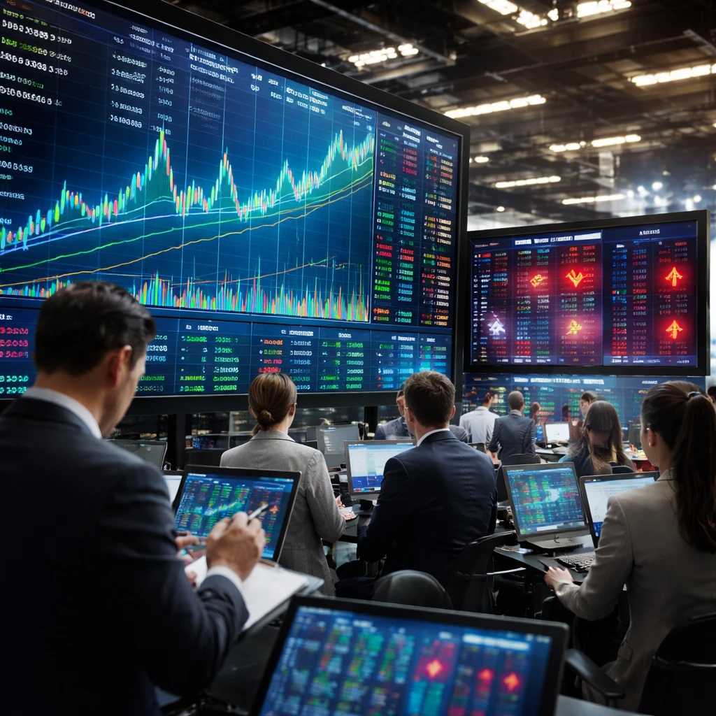 Markets See Broad Swings; Oracle and Netflix Rally While Several Other Names Slip