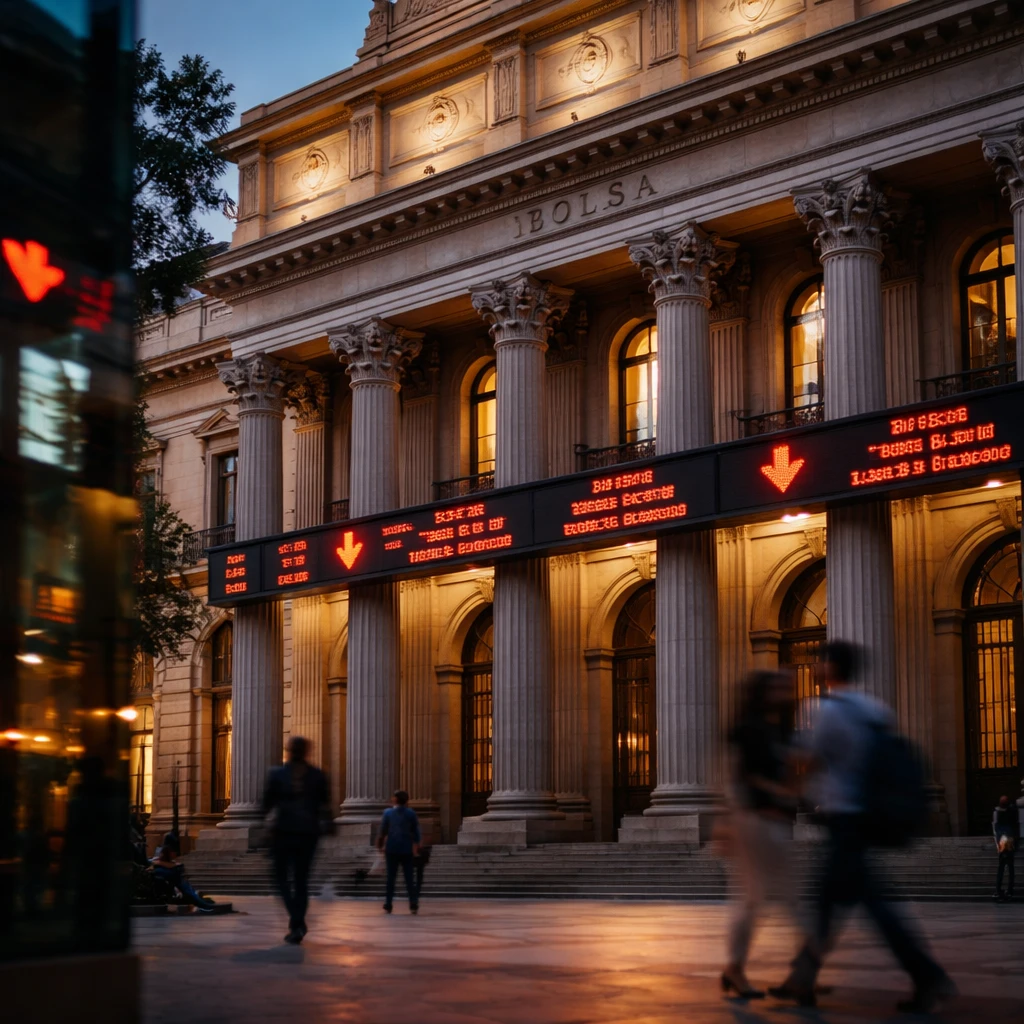 Spanish Stocks Retreat at Close as IBEX 35 Ends Down 0.82%