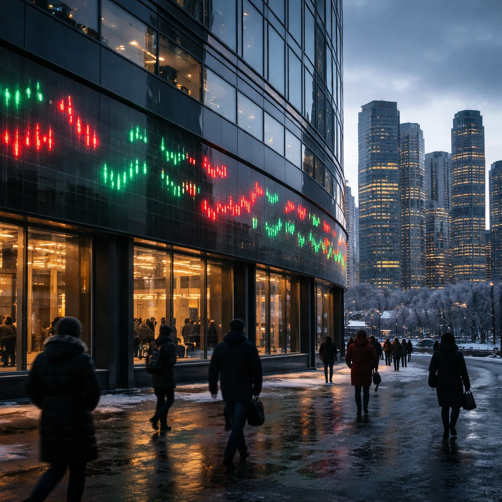 MOEX finishes flat as individual Russian stocks show mixed moves