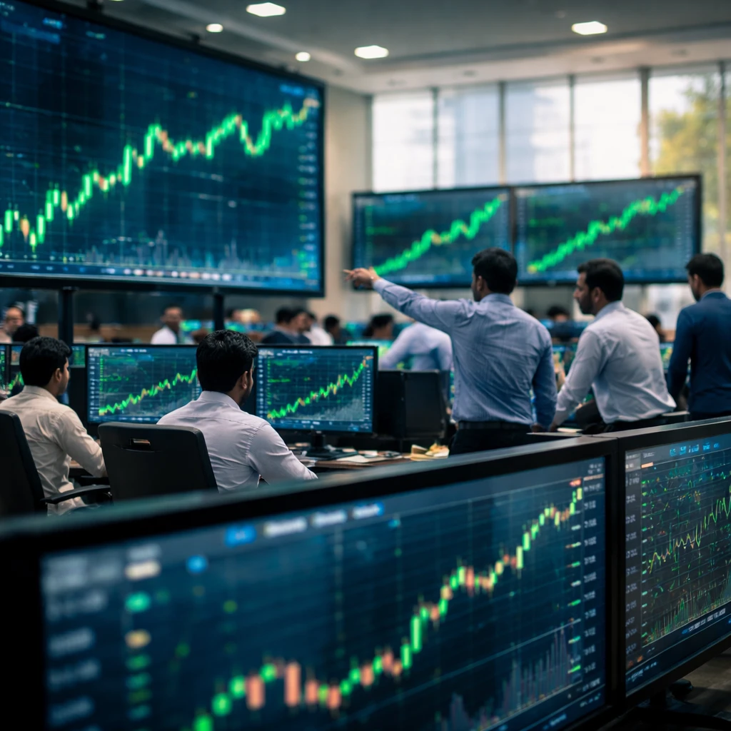 Indian Equities Close Higher; Nifty 50 Reaches One-Month High on Power, PSU and Banking Gains