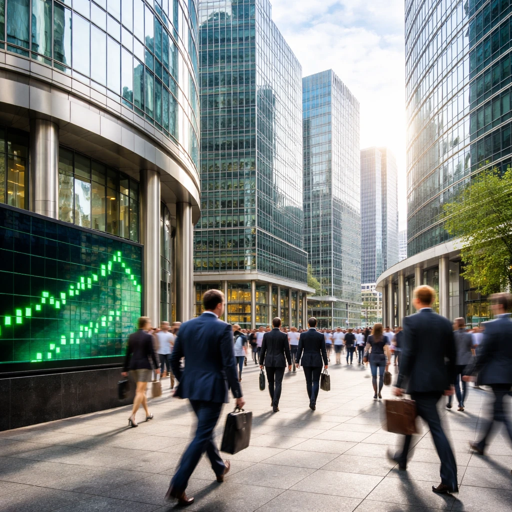 FTSE 100 hits record as HSBC results lift London market; pound firms