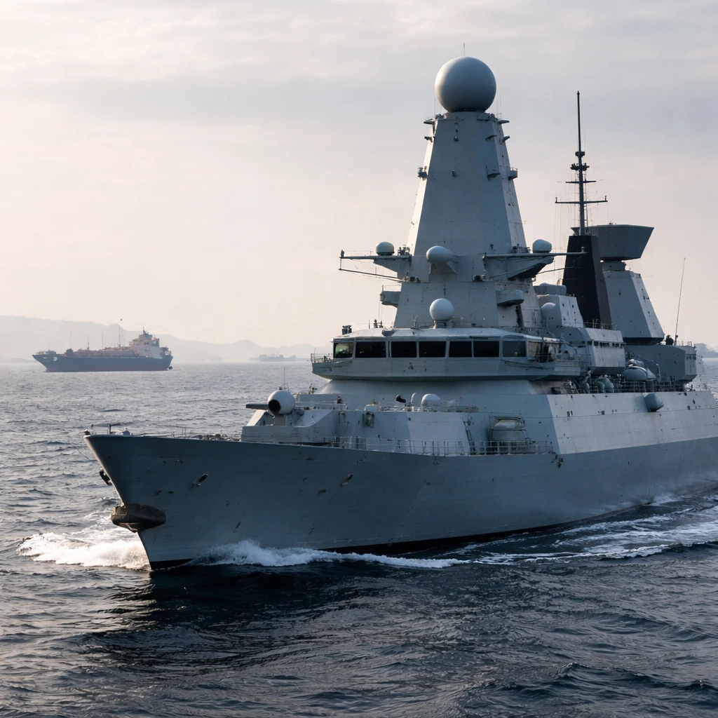 UK positions destroyer near Strait of Hormuz to support possible multinational escort operation