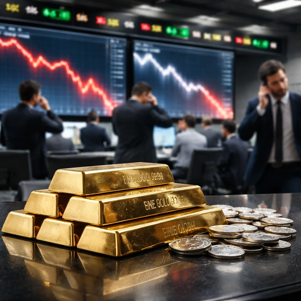 Gold and Silver Slide Deepens as Traders, Margins and Dollar Bite