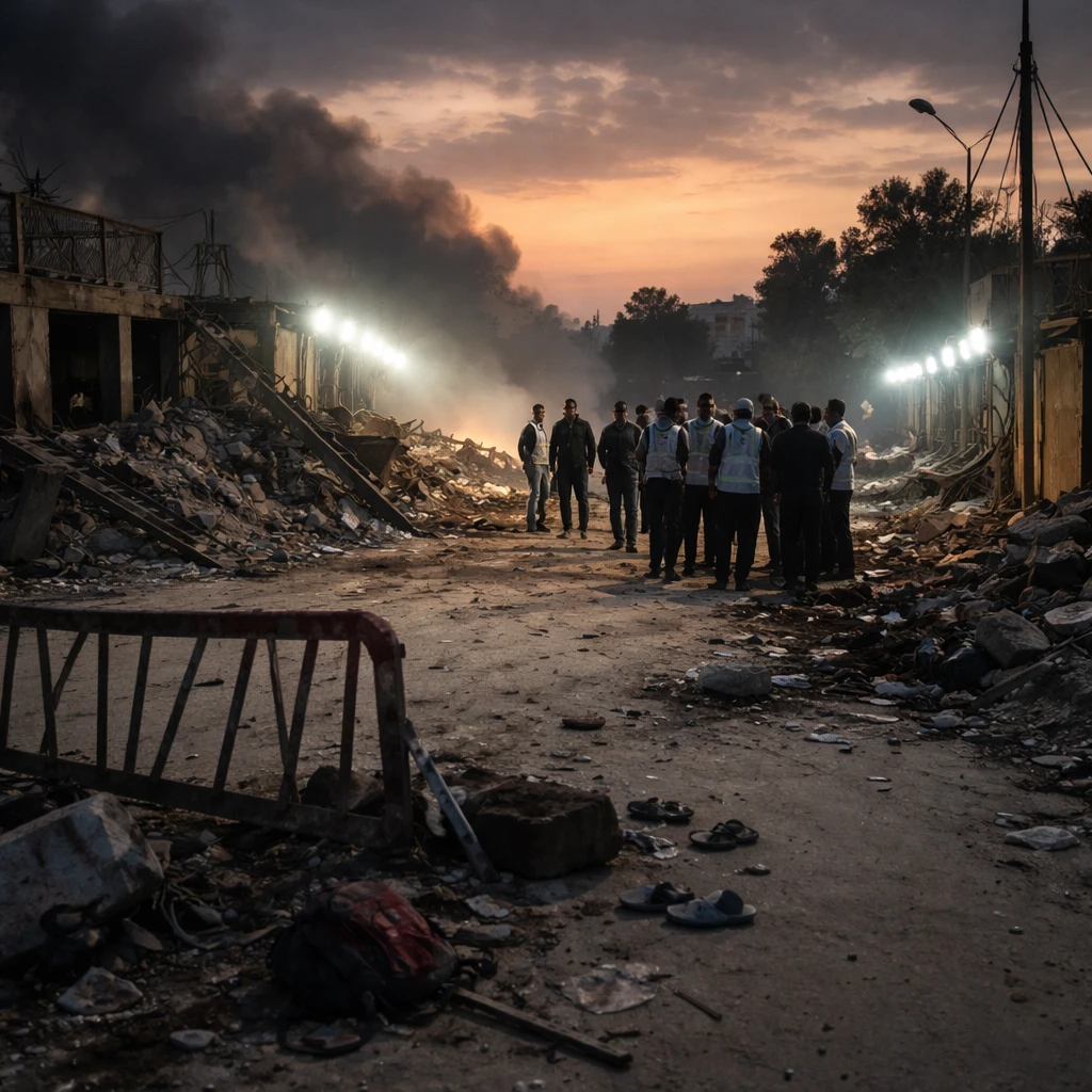 Air strikes on Gaza police checkpoints kill six, medics say