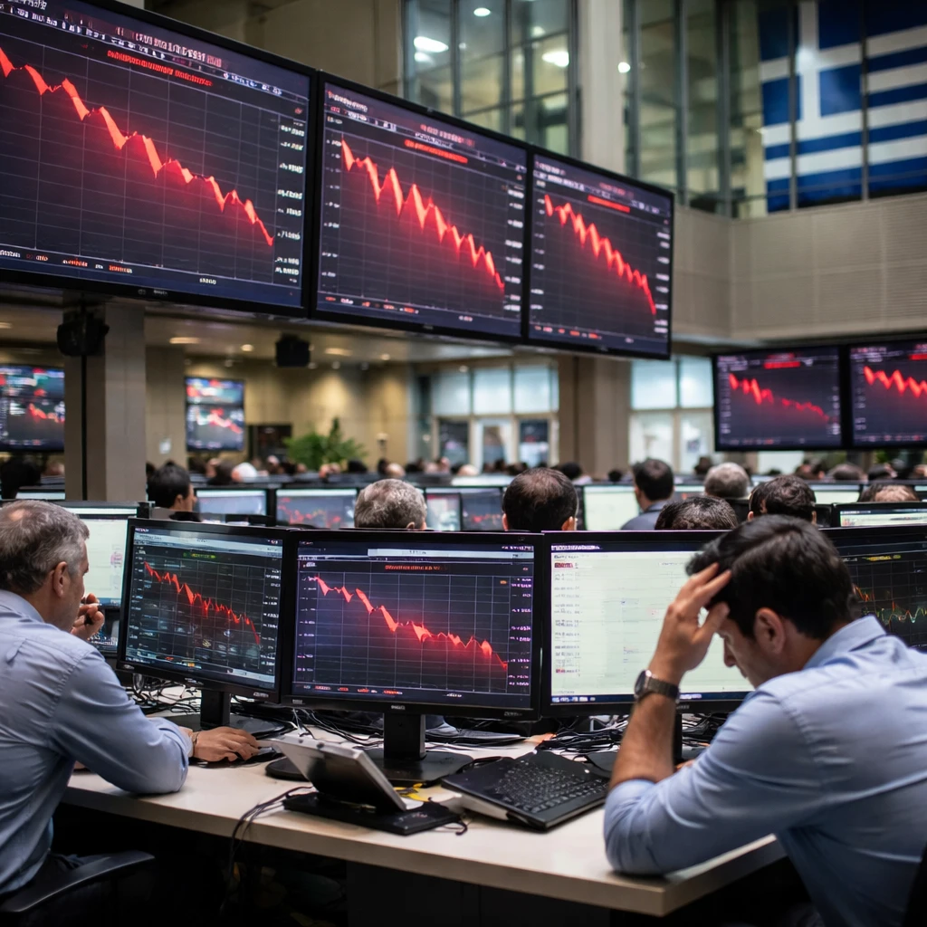 Athens bourse ends lower as banking, telecoms and household names weigh on market