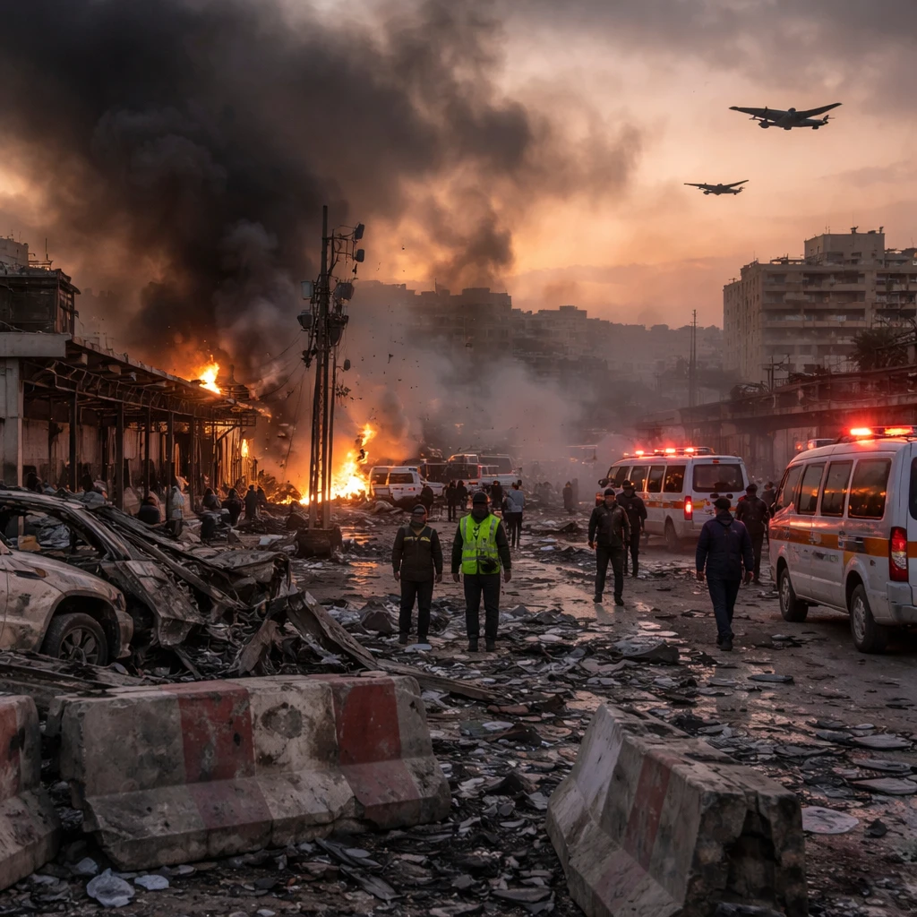 Israeli Airstrikes Hit Khan Younis Checkpoints, Renewing Ceasefire Fears