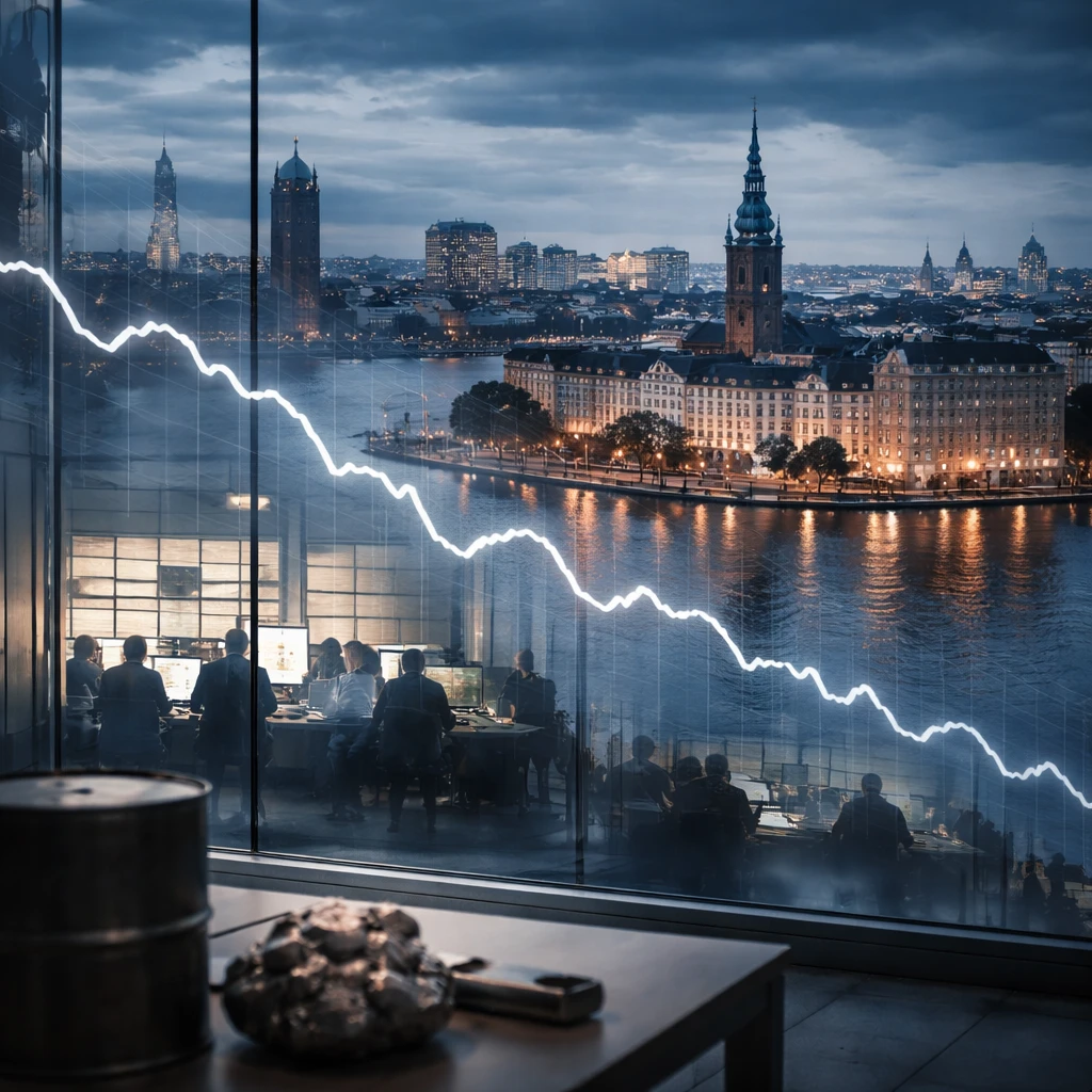 Stockholm market slips as telecoms, healthcare and industrials weigh