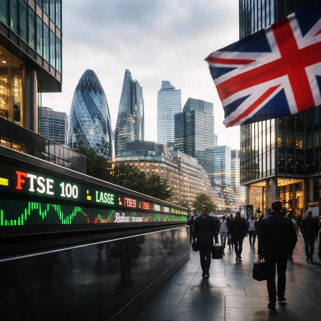 FTSE 100 Closes at Record as Mining Strength Offsets Political-Driven Sterling Weakness