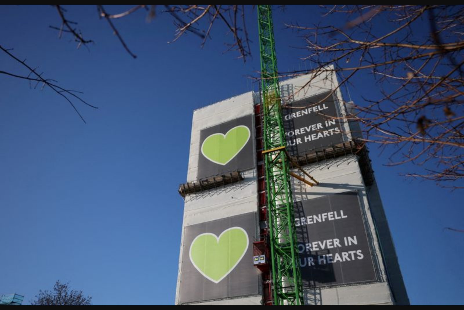 Grenfell families seek preservation of stairwell walls that bear suspected victims' handprints