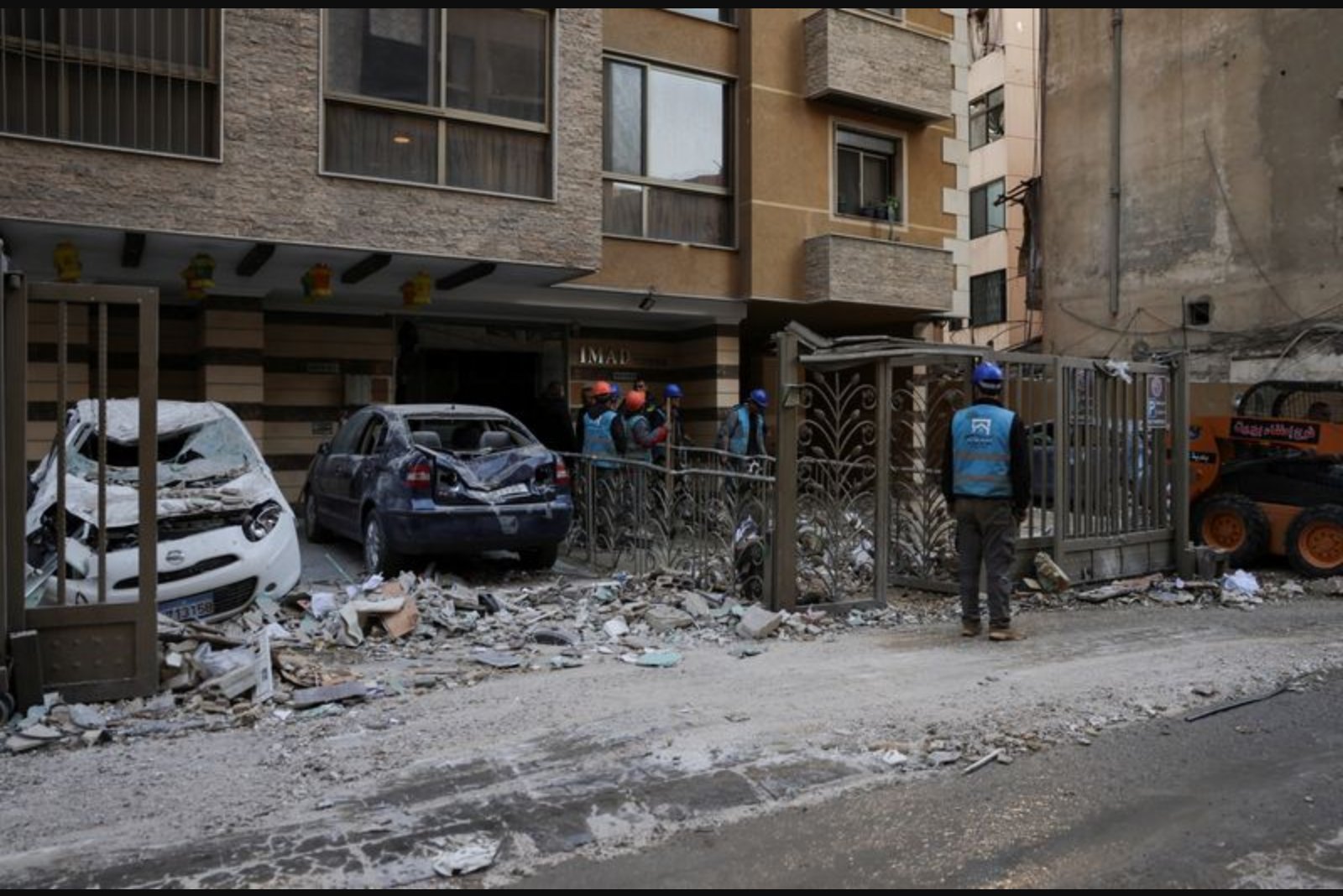Israeli Strike Damages Central Beirut Apartment Block, State Media Says