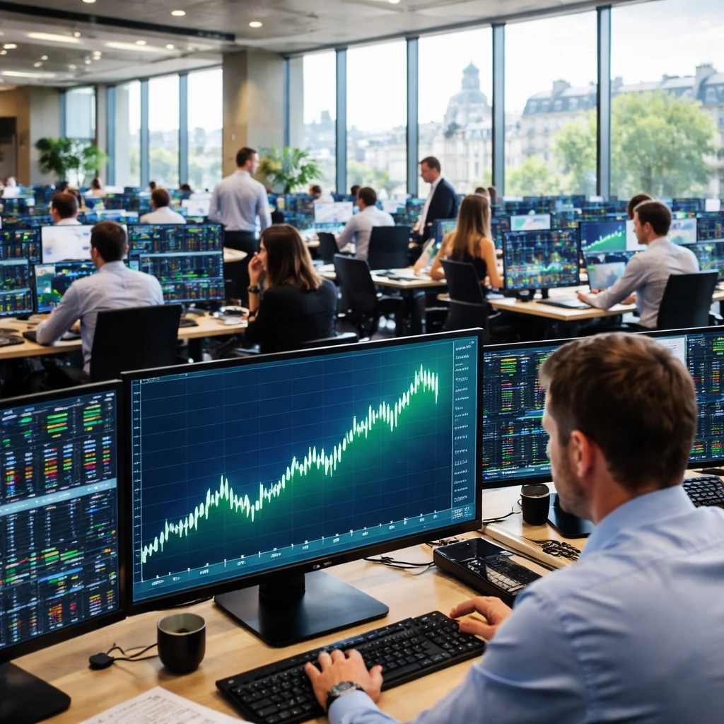 Paris Stocks Climb; CAC 40 Reaches New Record, Led by Materials, Luxury and Exchanges