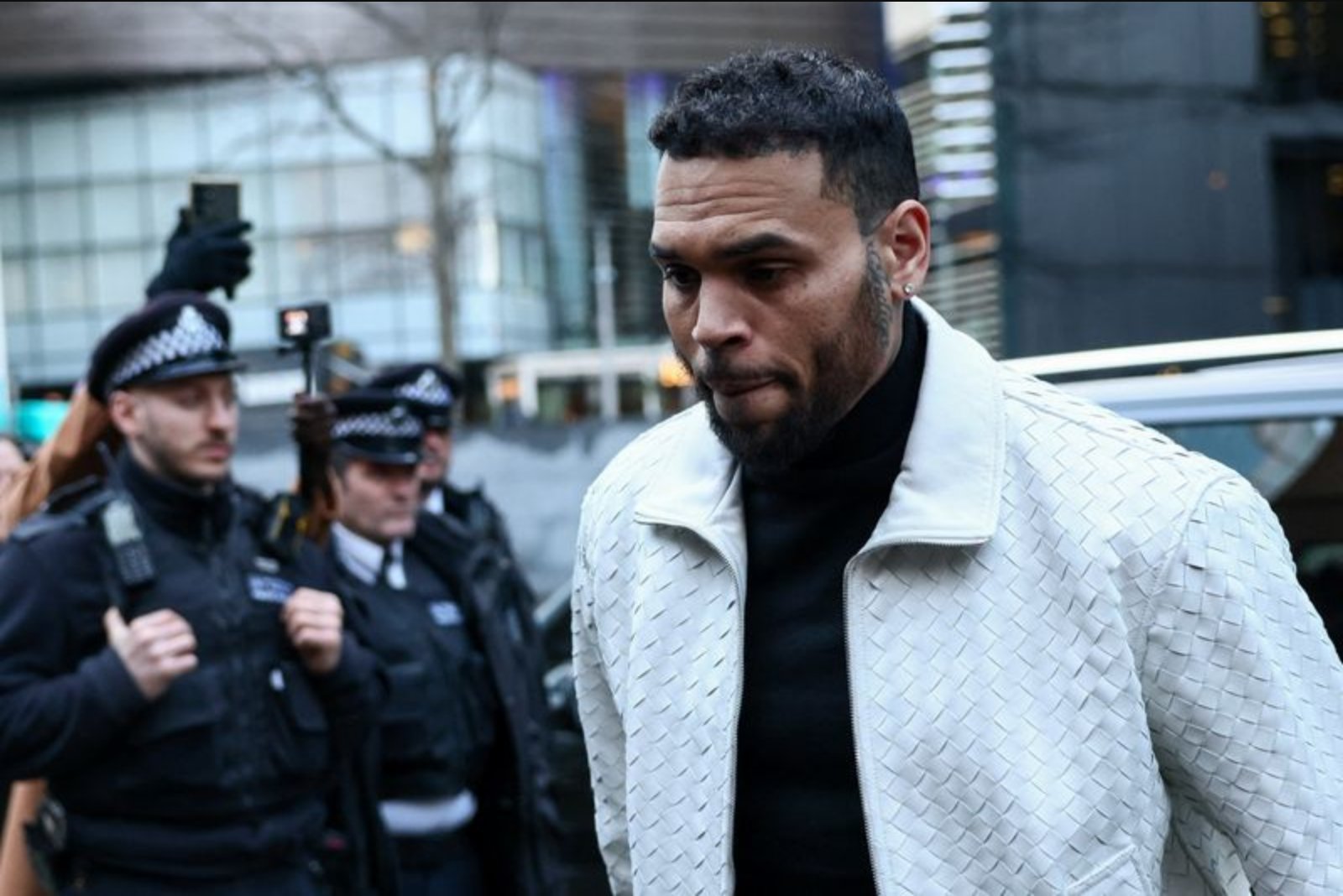 Chris Brown Appears in London Court as Assault Trial Is Set for October