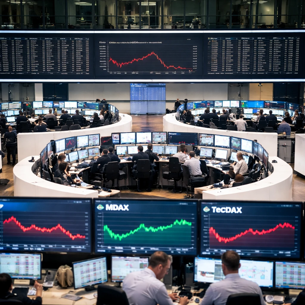 Frankfurt Stocks End Mixed; DAX Slides 0.86% as Tech and Telecoms Weaken