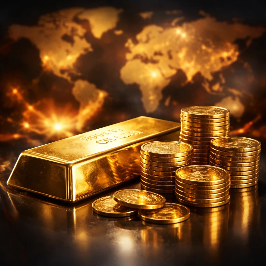Gold Climbs to Record Levels Amid Rising Geopolitical Strains Before Davos Summit