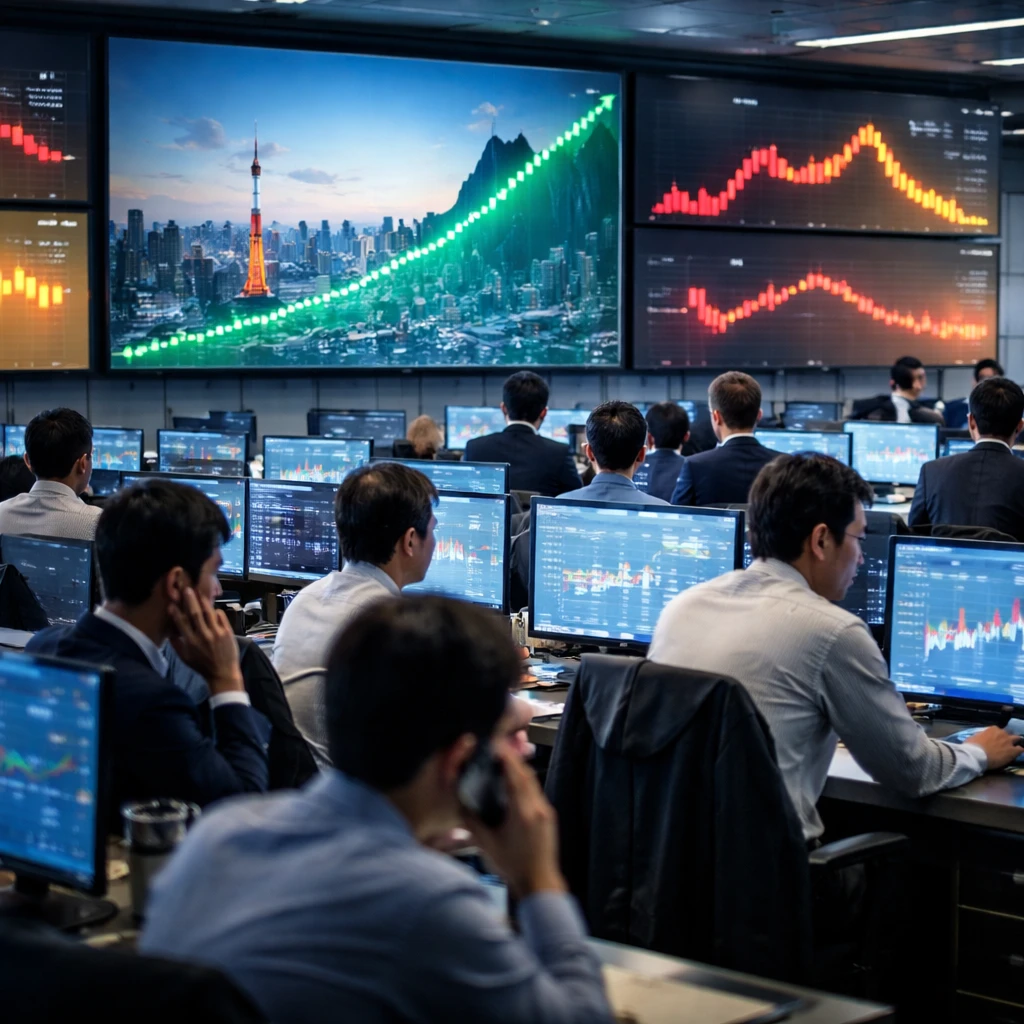 Asian Equities Slip as Tech Pulls Back; Japan's Nikkei Climbs to New Peak