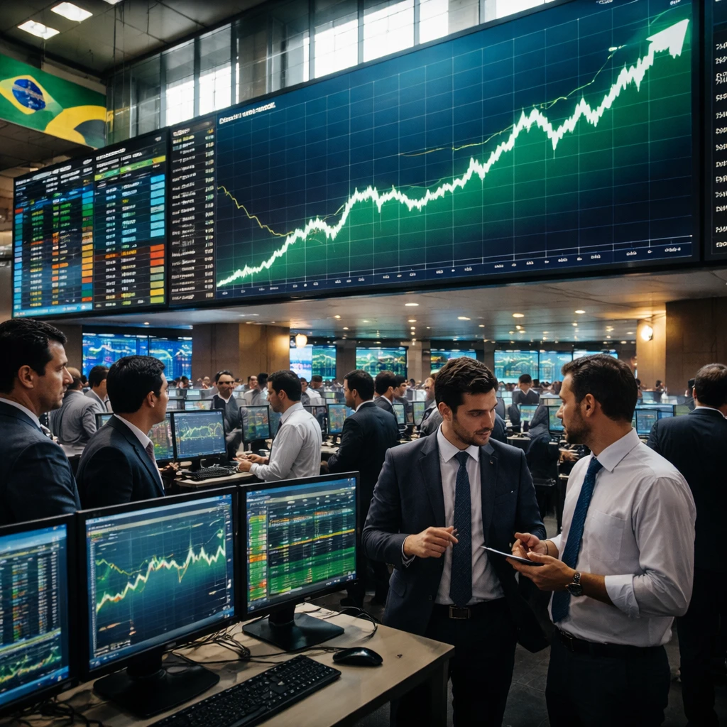 Bovespa Climbs to Record, Led by Basic Materials, Real Estate and Utilities