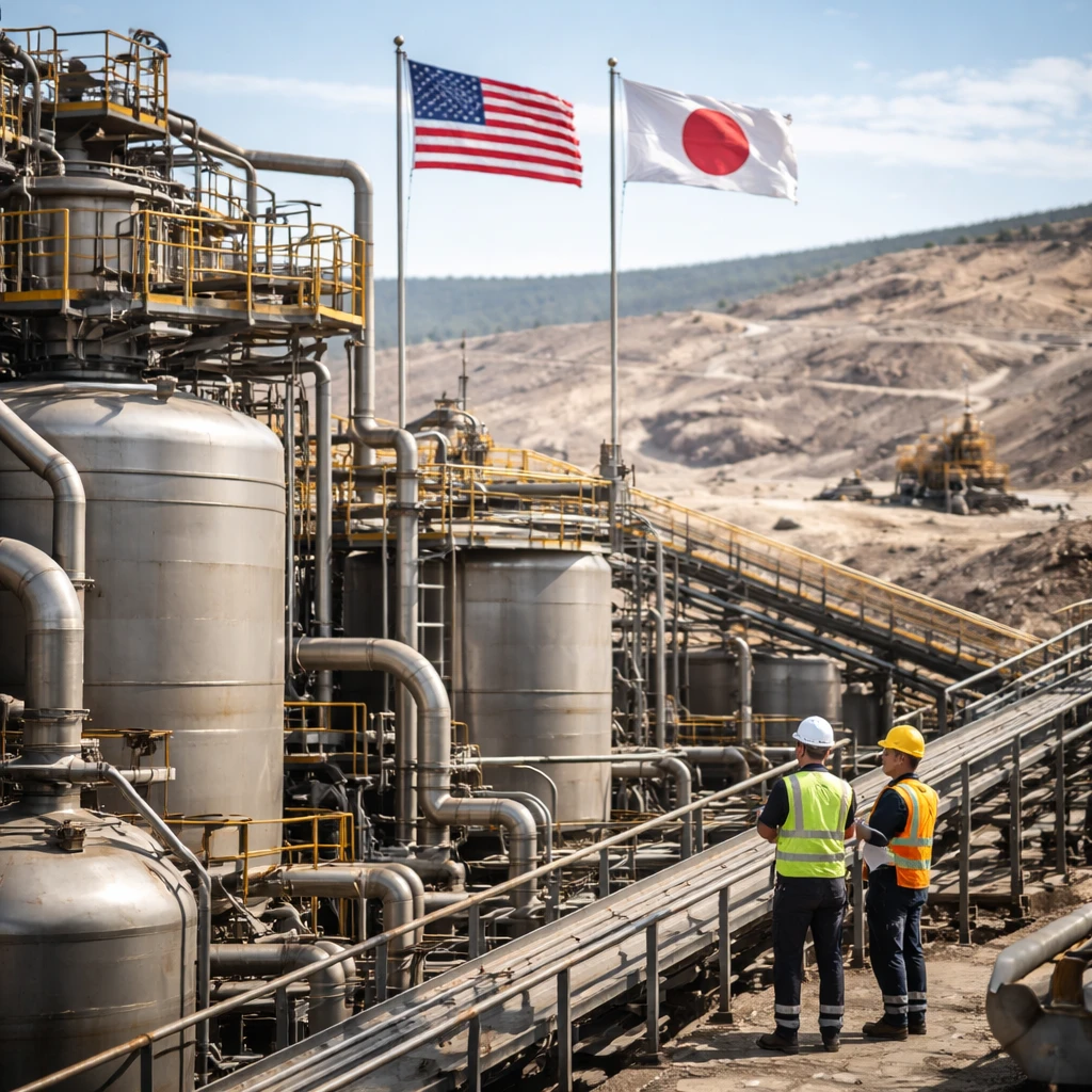 Japan and U.S. to Cooperate on Development of Rare Earths, Lithium and Copper