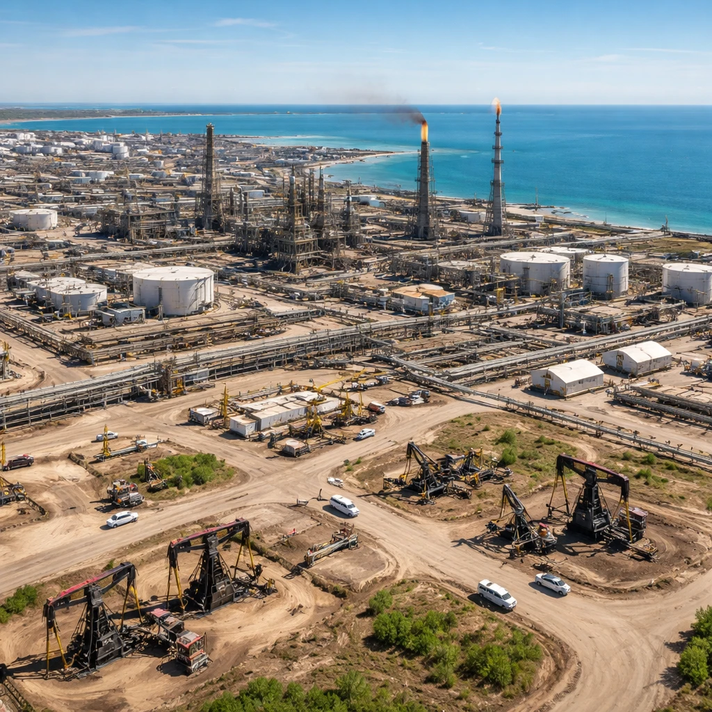 Kazakhstan April oil production surges on Tengiz restoration