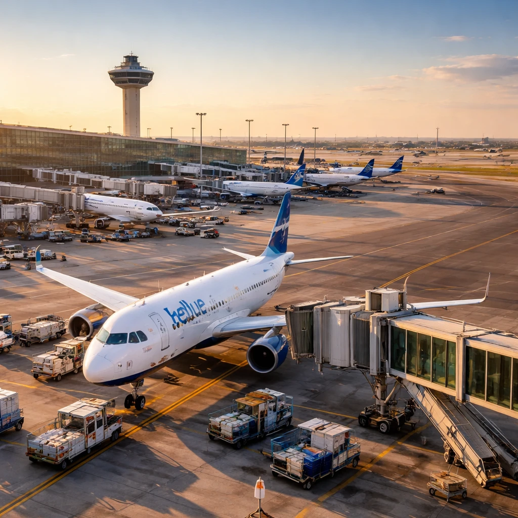 Barclays Cites Airport Slot Value in Upgrading JetBlue; Infrastructure Assets Drive Optimism