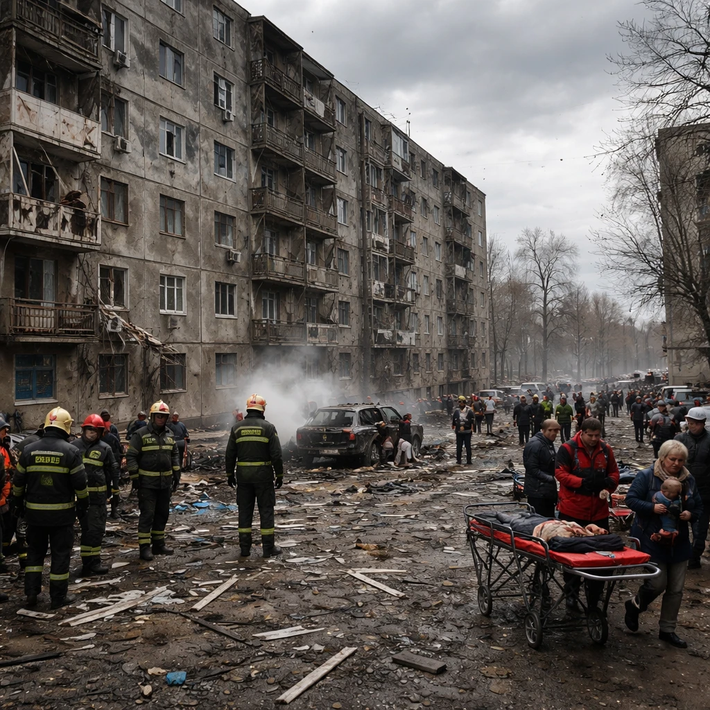 Russian Military Strikes Inflict Casualties and Damage in Southeastern Ukraine Localities