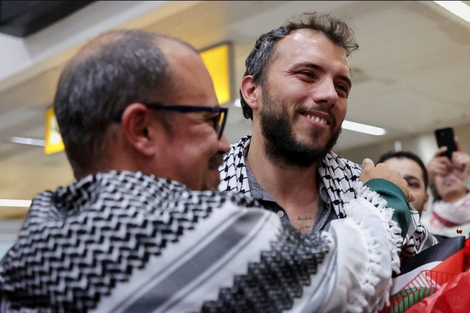 Brazilian Flo­tilla Activist Back in Sao Paulo Says He Was Tortured During Israel Detention