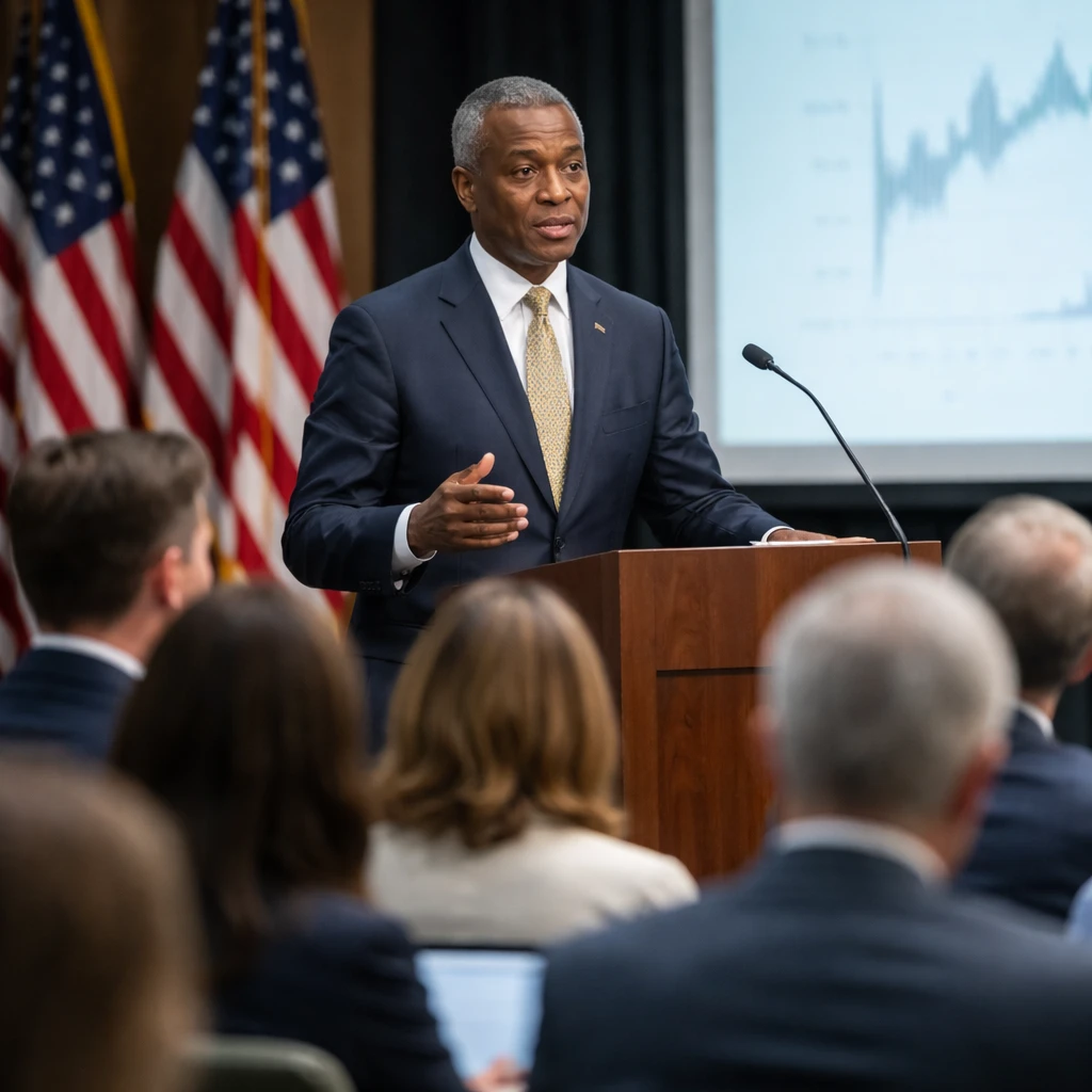 Bostic Says Robust Full-Year Growth Heightens Inflation Risk, Urges Caution on Rate Cuts