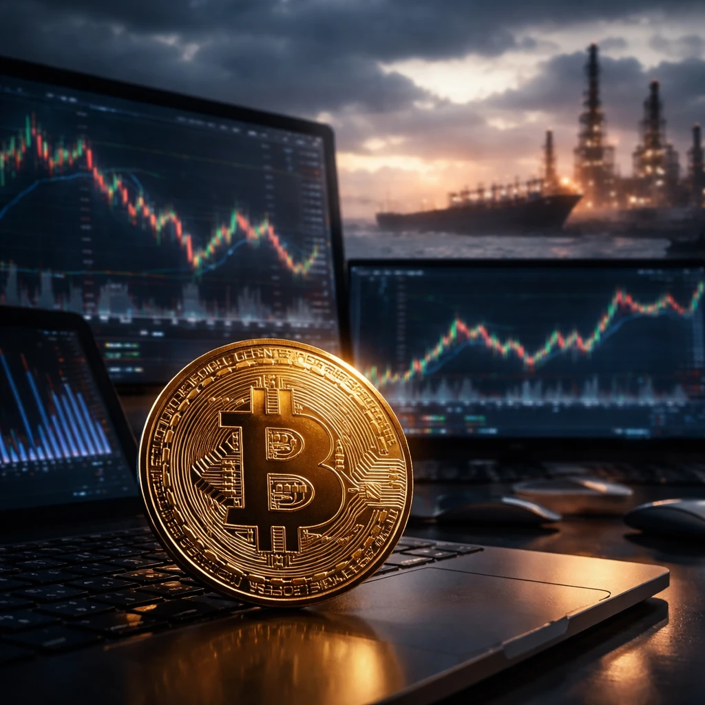 Bitcoin Pulls Back From Early Gains, Trades Near $77.6k as Oil and Geopolitics Temper Risk Appetite