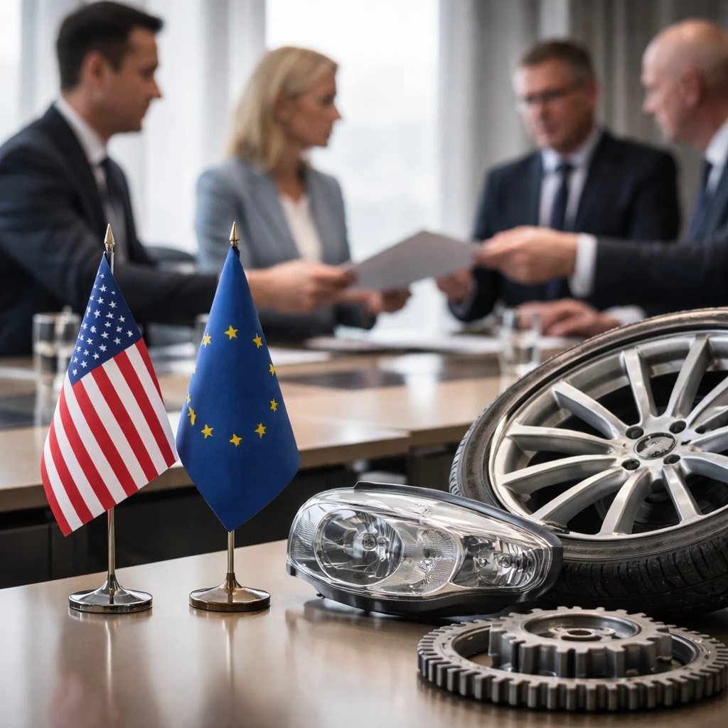 U.S. and EU Officials Hold Talks After Trump Orders 25% Auto Tariffs